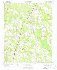 Darlington North Carolina Historical topographic map, 1:24000 scale, 7.5 X 7.5 Minute, Year 1974