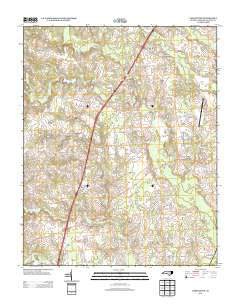 Darlington North Carolina Historical topographic map, 1:24000 scale, 7.5 X 7.5 Minute, Year 2013