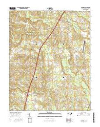 Darlington North Carolina Current topographic map, 1:24000 scale, 7.5 X 7.5 Minute, Year 2016
