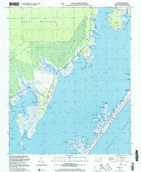Davis North Carolina Historical topographic map, 1:24000 scale, 7.5 X 7.5 Minute, Year 2002