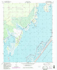 Davis North Carolina Historical topographic map, 1:24000 scale, 7.5 X 7.5 Minute, Year 1949