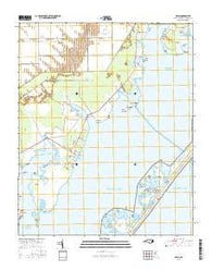 Davis North Carolina Current topographic map, 1:24000 scale, 7.5 X 7.5 Minute, Year 2016