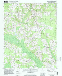 Dawson Crossroads North Carolina Historical topographic map, 1:24000 scale, 7.5 X 7.5 Minute, Year 1997