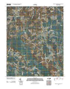 Dawson Crossroads North Carolina Historical topographic map, 1:24000 scale, 7.5 X 7.5 Minute, Year 2010