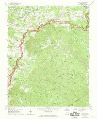 Deep Gap North Carolina Historical topographic map, 1:24000 scale, 7.5 X 7.5 Minute, Year 1967