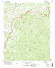 Deep Gap North Carolina Historical topographic map, 1:24000 scale, 7.5 X 7.5 Minute, Year 1967