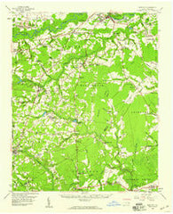 Deep Run North Carolina Historical topographic map, 1:62500 scale, 15 X 15 Minute, Year 1958