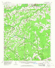 Deep Run North Carolina Historical topographic map, 1:62500 scale, 15 X 15 Minute, Year 1958