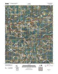 Deep Run North Carolina Historical topographic map, 1:24000 scale, 7.5 X 7.5 Minute, Year 2010