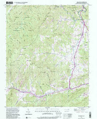 Dellwood North Carolina Historical topographic map, 1:24000 scale, 7.5 X 7.5 Minute, Year 1997