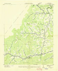 Dellwood North Carolina Historical topographic map, 1:24000 scale, 7.5 X 7.5 Minute, Year 1935