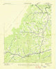 Dellwood North Carolina Historical topographic map, 1:24000 scale, 7.5 X 7.5 Minute, Year 1935