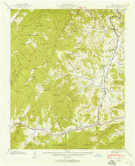 Dellwood North Carolina Historical topographic map, 1:24000 scale, 7.5 X 7.5 Minute, Year 1941