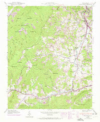 Dellwood North Carolina Historical topographic map, 1:24000 scale, 7.5 X 7.5 Minute, Year 1941