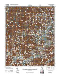 Dellwood North Carolina Historical topographic map, 1:24000 scale, 7.5 X 7.5 Minute, Year 2011
