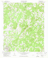 Denton North Carolina Historical topographic map, 1:24000 scale, 7.5 X 7.5 Minute, Year 1980