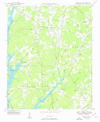 Denton NW North Carolina Historical topographic map, 1:24000 scale, 7.5 X 7.5 Minute, Year 1949