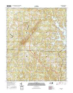 Denver North Carolina Current topographic map, 1:24000 scale, 7.5 X 7.5 Minute, Year 2016