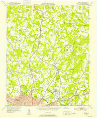 Derita North Carolina Historical topographic map, 1:24000 scale, 7.5 X 7.5 Minute, Year 1948