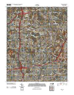Derita North Carolina Historical topographic map, 1:24000 scale, 7.5 X 7.5 Minute, Year 2010
