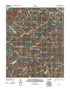 Diggs North Carolina Historical topographic map, 1:24000 scale, 7.5 X 7.5 Minute, Year 2011