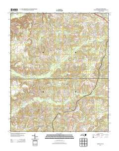 Diggs North Carolina Historical topographic map, 1:24000 scale, 7.5 X 7.5 Minute, Year 2013