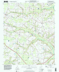 Dobbersville North Carolina Historical topographic map, 1:24000 scale, 7.5 X 7.5 Minute, Year 1997