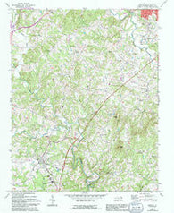 Dobson North Carolina Historical topographic map, 1:24000 scale, 7.5 X 7.5 Minute, Year 1971