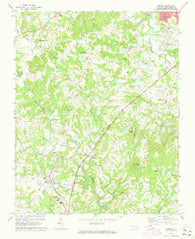 Dobson North Carolina Historical topographic map, 1:24000 scale, 7.5 X 7.5 Minute, Year 1971