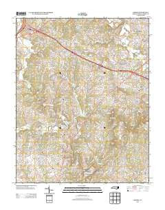 Dobson North Carolina Historical topographic map, 1:24000 scale, 7.5 X 7.5 Minute, Year 2013