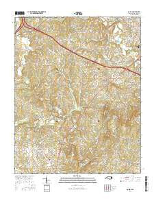 Dobson North Carolina Current topographic map, 1:24000 scale, 7.5 X 7.5 Minute, Year 2016