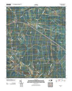 Dover North Carolina Historical topographic map, 1:24000 scale, 7.5 X 7.5 Minute, Year 2010