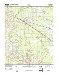 Dover North Carolina Historical topographic map, 1:24000 scale, 7.5 X 7.5 Minute, Year 2013