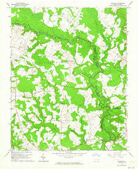 Draughn North Carolina Historical topographic map, 1:24000 scale, 7.5 X 7.5 Minute, Year 1960