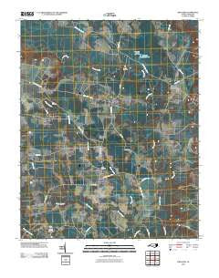 Draughn North Carolina Historical topographic map, 1:24000 scale, 7.5 X 7.5 Minute, Year 2010
