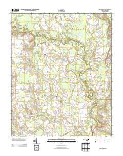 Draughn North Carolina Historical topographic map, 1:24000 scale, 7.5 X 7.5 Minute, Year 2013