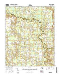 Draughn North Carolina Current topographic map, 1:24000 scale, 7.5 X 7.5 Minute, Year 2016