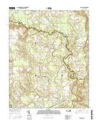 Draughn North Carolina Current topographic map, 1:24000 scale, 7.5 X 7.5 Minute, Year 2016