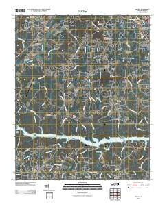 Drexel North Carolina Historical topographic map, 1:24000 scale, 7.5 X 7.5 Minute, Year 2010