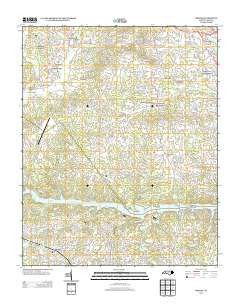 Drexel North Carolina Historical topographic map, 1:24000 scale, 7.5 X 7.5 Minute, Year 2013