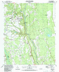 Duart North Carolina Historical topographic map, 1:24000 scale, 7.5 X 7.5 Minute, Year 1986