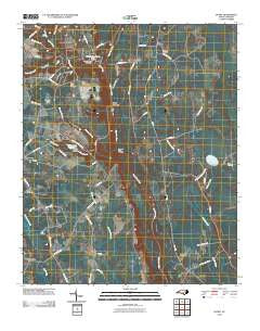 Duart North Carolina Historical topographic map, 1:24000 scale, 7.5 X 7.5 Minute, Year 2010