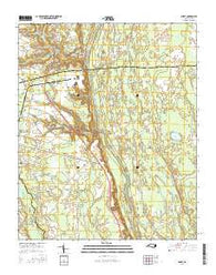 Duart North Carolina Current topographic map, 1:24000 scale, 7.5 X 7.5 Minute, Year 2016