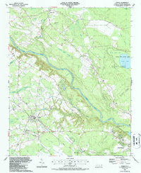 Dublin North Carolina Historical topographic map, 1:24000 scale, 7.5 X 7.5 Minute, Year 1987