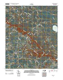 Dublin North Carolina Historical topographic map, 1:24000 scale, 7.5 X 7.5 Minute, Year 2010