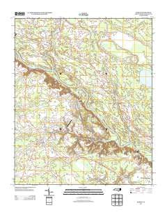 Dublin North Carolina Historical topographic map, 1:24000 scale, 7.5 X 7.5 Minute, Year 2013