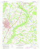 Dunn North Carolina Historical topographic map, 1:24000 scale, 7.5 X 7.5 Minute, Year 1973