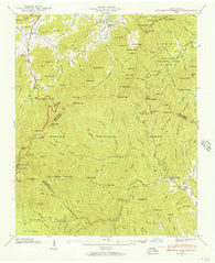 Dunsmore Mountain North Carolina Historical topographic map, 1:24000 scale, 7.5 X 7.5 Minute, Year 1942