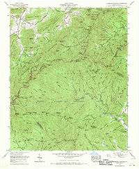 Dunsmore Mountain North Carolina Historical topographic map, 1:24000 scale, 7.5 X 7.5 Minute, Year 1967