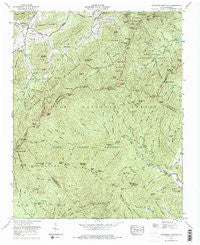 Dunsmore Mountain North Carolina Historical topographic map, 1:24000 scale, 7.5 X 7.5 Minute, Year 1967